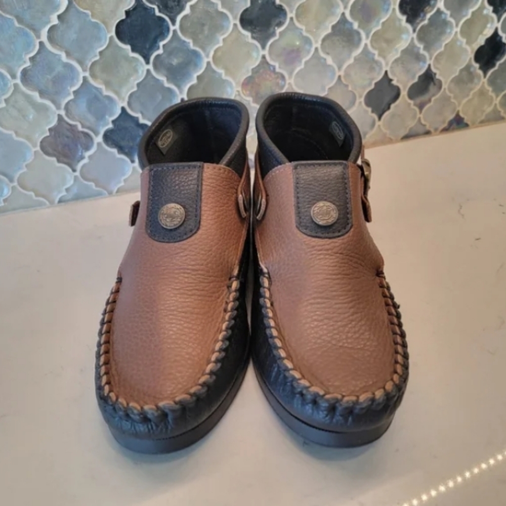 Polo boots and leather shoes